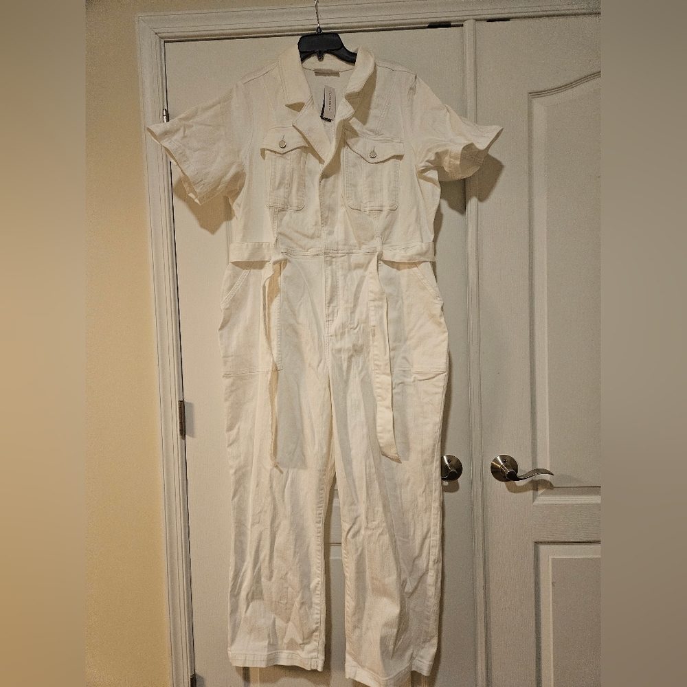 Lane Bryant White Jumpsuit